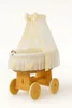 LIT POUR BÉBÉ MY SWEET BABY en fibre naturelle crème avec Voir les images du produit 1