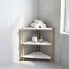 Relaxdays Eckregal, HxBxT: 60 x 46 x 25 cm, 3 Ablagen, Produktbild-Vorschau 3