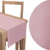 Voppi Różowy bieżnik na stół 40x130 cm welurowy pudrowy róż Podgląd zdjęcia produktu 2
