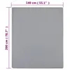 Spannbettlaken Jersey Grau 140x200 cm Baumwolle Produktbild-Vorschau 5