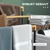 kleankin Handtuchhalter Freistehend, Handtuchständer mit 3 Produktbild-Vorschau 5