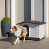 Ferplast Hundehütte Villa 70 Grau 73 x 59 x 53 cm 87253099 Produktbild-Vorschau 12