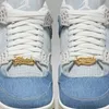 Nike Jordan 4 Retro TEX "Denim Worn Blue" Blau, Größe: 43 Produktbild-Vorschau 9