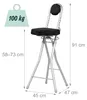 Relaxdays Stehhilfe, 58–73 cm höhenverstellbar, 100 kg Produktbild-Vorschau 4