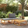 Gartentisch 65x65x29 cm Massivholz Akazie Produktbild-Vorschau 3