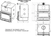 Insert hydraulique PRITY C W28 – 33,2 kW, porte en fonte, Voir les images du produit 2