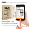 Club3D HDMI-Kabel A -> A 2.1 Ultra High Speed 10K HDR 1m Anteprima dell’immagine prodotto 11