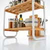 Relaxdays Regal, Bambus, Metall, Badezimmer, Flur, 2 Produktbild-Vorschau 6