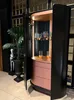 Casa Padrino Armoire de bar de luxe Noir / Cuivre 80 x 50 x Voir les images du produit 6