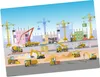 Tischset | Platzset abwaschbar für Kinder – Baustelle mit Produktbild-Vorschau 1