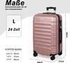 mofut, Handgepäck Trolley, Hartschale aus ABS, Roségold, Produktbild-Vorschau 9