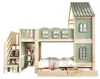 Kinder-Etagenbett 90x200 cm aus Kiefernholz & MDF Hausbett Produktbild-Vorschau 12