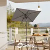 Sekey Balkonschirm Sonnenschirm Rechteckig 130×180 cm Produktbild-Vorschau 2