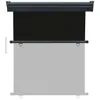 vidaXL Balkon-Seitenmarkise 145x250 cm Schwarz Produktbild-Vorschau 4