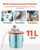 VEVOR 11,36 L Vakuumkammer mit Pumpe, 110 L/min, Edelstahl, Produktbild-Vorschau 4