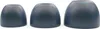 Three different sizes of blue earbud tips are displayed against a white background. Produktbild-Vorschau
