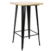 Table haute 110x60x60cm table de bistrot table de jardin Voir les images du produit 1