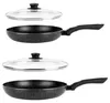 Vilde | Bratpfannen 2er Set mit Glasdeckeln - Ø 24/28 cm - Produktbild-Vorschau 11