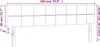The Living Store LED Kopfteil Dunkelbraun 180x5x78/88 cm Produktbild-Vorschau 6