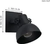 EGLO applique 43431 nero, per E27, max. 28 W Anteprima dell’immagine prodotto 2