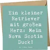 Mr. & Mrs. Panda Grußkarte Spruch Nova Scotia Duck Herz - Produktbild-Vorschau 1