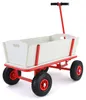 Bollerwagen Holz Handwagen Transportwagen Transportkarre 150kg Rot Top Qualität! – Produktansicht 2 Produktbild-Vorschau