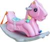 Aga4Kids Plastový houpací koník 2v1 DS3802 Růžový Náhled obrázku produktu 5