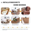 Holzjalousie Ohne Bohren 90 cm x 130 cm 35mm Lamellen Produktbild-Vorschau 8