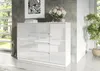 Moderne Kommode 120 cm mit 2 Türen und 4 Schubladen Produktbild-Vorschau 7