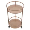Chariot de service Art déco or rose – Table d'appoint et Voir les images du produit 5