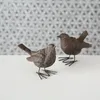Vogel Gartenvogel SPATZEN Antikoptik braun Produktbild-Vorschau 3