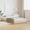 Rama łóżka przypodłogowego vidaXL, naturalna, 80 x 220 cm, Podgląd zdjęcia produktu 2