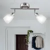 LED Deckenleuchte, bewegliche Spots, silber, chrom, L 25 cm Produktbild-Vorschau 5