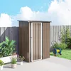 Outsunny Metall Gerätehaus 1,07 m² 142 x 84 x 189 cm Produktbild-Vorschau 9