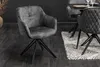 riess-ambiente Drehbarer Design Stuhl EUPHORIA dunkelgrau Produktbild-Vorschau 2