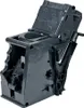 A black plastic coffee machine brewing unit shown from a diagonal angle against a white background. Produktbild-Vorschau