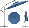 COSTWAY Sonnenschirm φ300cm, Ampelschirm mit 32 Solar-LEDs Produktbild-Vorschau 1