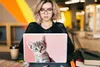 MuchoWow® Laptop Aufkleber Sticker Cover Kätzchen - Blau - Produktbild-Vorschau 5