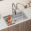 Edelstahl Küchenspüle 75 x 45 cm, große Einbauspüle, Produktbild-Vorschau 1