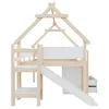 Merax Etagenbett 90x200cm mit Dachrahmen, Hochbett mit Produktbild-Vorschau 9