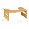 Tabouret de toilettes Relaxdays, aide à la défécation, Voir les images du produit 4