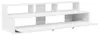 vidaXL Studiotisch Weiß 130 x 42,5 x 36 cm Holzwerkstoff Produktbild-Vorschau 4