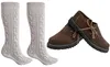 Trachtenschuhe +Trachtensocken Set Haferlschuhe wildleder Produktbild-Vorschau 2