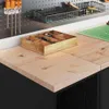 vidaXL Garážová skříň černá z masivního borovicového dřeva Náhled obrázku produktu 4