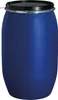 A blue plastic barrel with a black lid and silver clamp closure. Anteprima dell’immagine prodotto