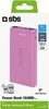 Product packaging for a pink power bank. Anteprima dell’immagine prodotto