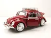 Motormax 79559R VW Käfer mit Dachgepäckträger 1966 rot 1:24 Produktbild-Vorschau 4