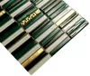 Piastrelle di mosaico in vetro verde e oro, rivestimento in Anteprima dell’immagine prodotto 5