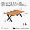 LAMO Manufaktur Esstisch Küchentisch Schreibtisch Produktbild-Vorschau 7