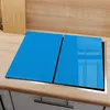 DEQORI Herdabdeckplatte Glas 2-tlg 'Hellblau' Abdeckplatte Produktbild-Vorschau 2